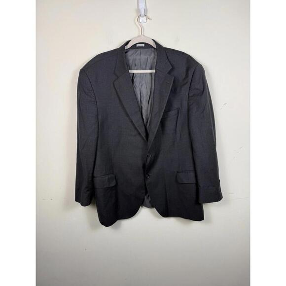 Peter Millar Other - Peter Millar 2 Piece Wool Suit Mens Jacket 48R Pants 42x28 Gray